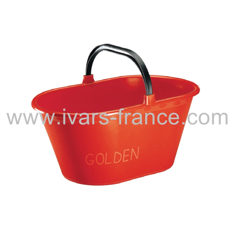 CRO - ARTICLES POUR L'AGRICULTURE - Seaux ovale “GOLDEN“ avec manche en plastique